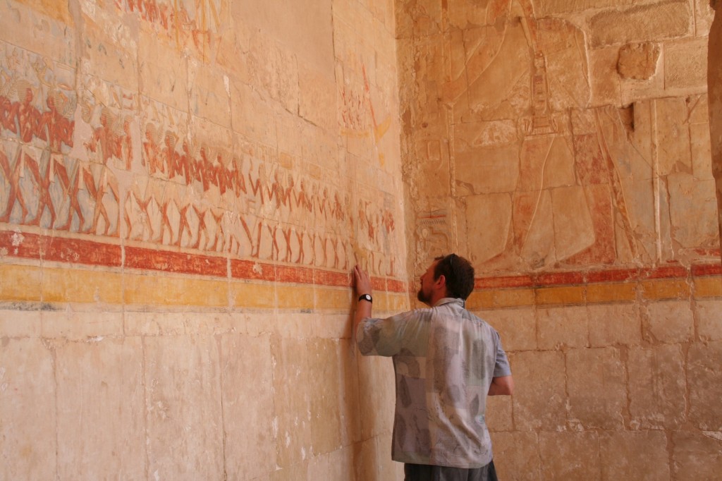 Fondling-walls-Deir-Bahri-Egypt