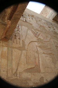 Medinet-Habu-royal-mortuary-ankh-atef-Egypt