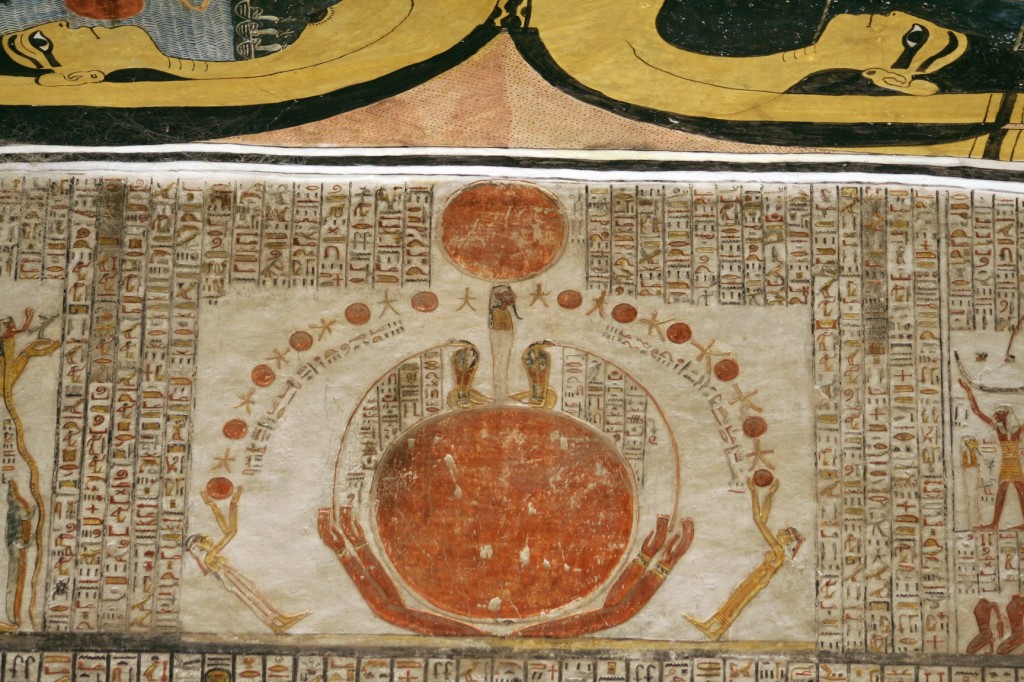 KV9-burial-chamber-sun-emerging-detail-Egypt