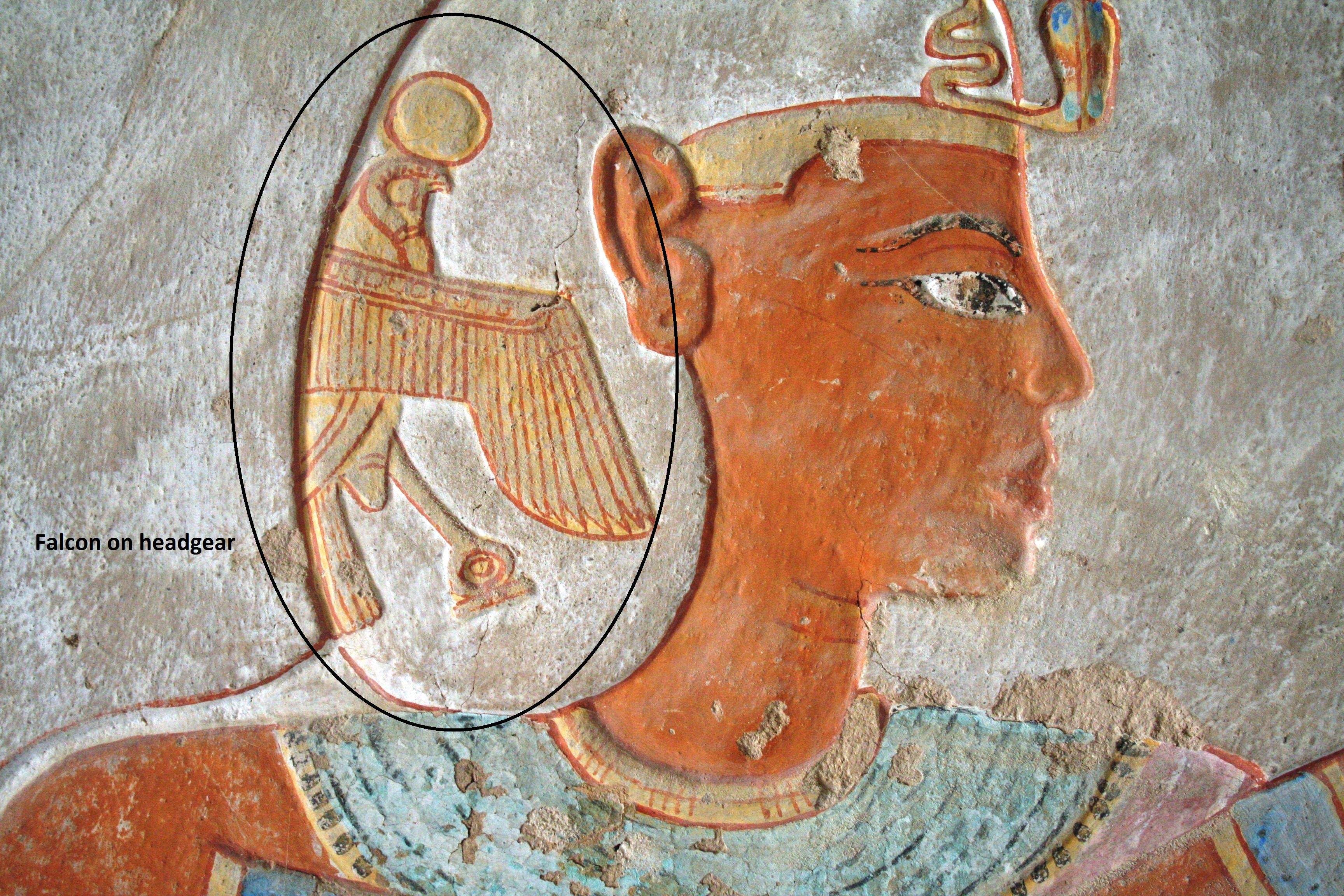 Variable of the Day, Ancient Egypt: Falcon on headgear