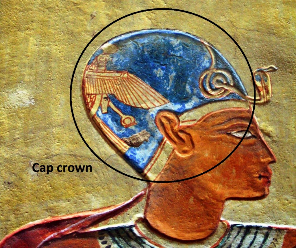 egyptian art cap crown falcon